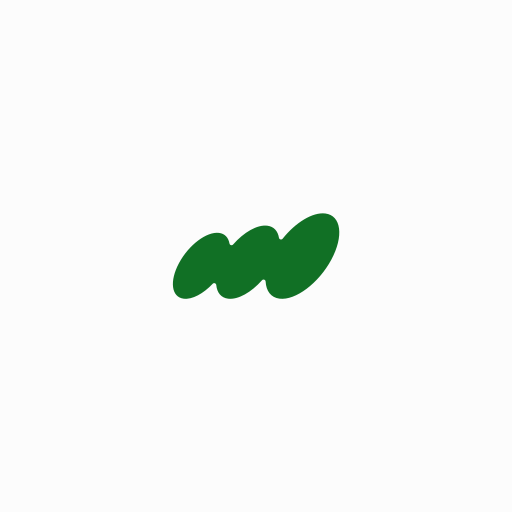 Green Operate mark on a light canvas.